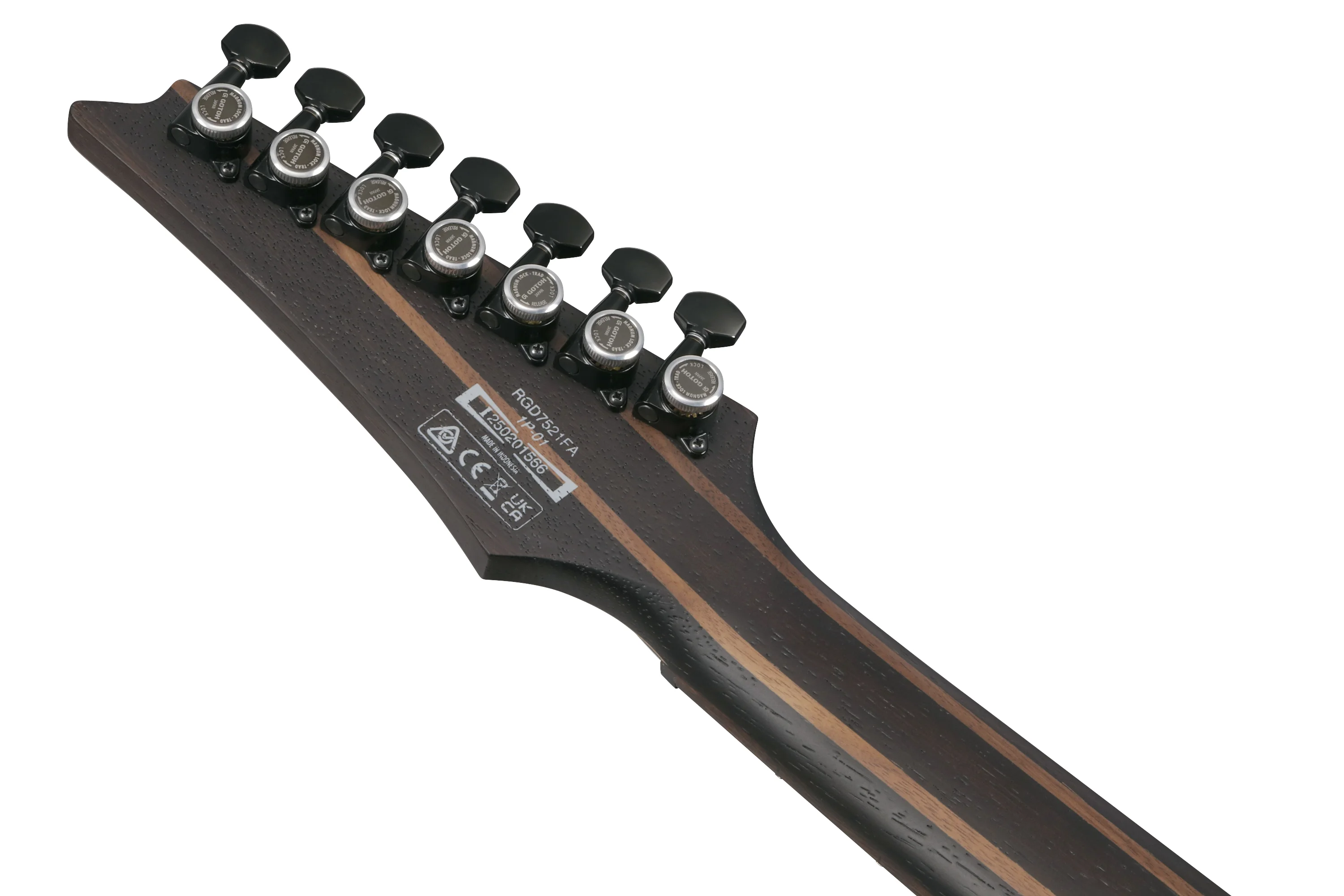 RGD721FA-WUF Wine Red Burst Flat E-Gitarre  